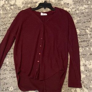 Sweater button up